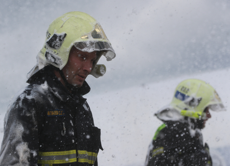 Изображение Машина скорой помощи загорелась по пути на место ДТП в Амурской области