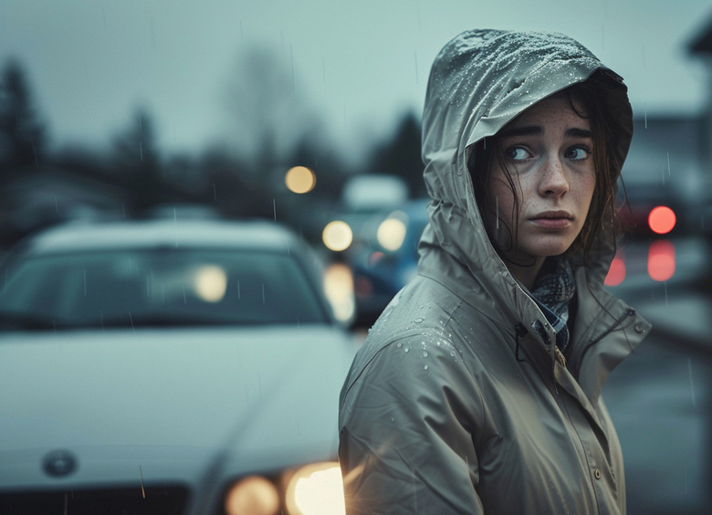 Изображение 12-летнюю девочку, которая бросалась под колеса, задержали гаишники в Кузбассе