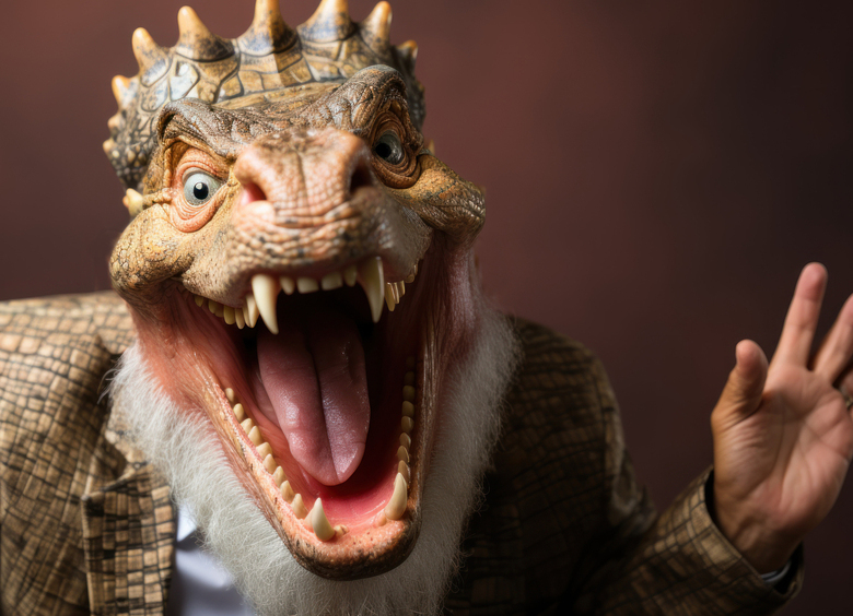 Изображение Динозавр прокатился в грузовике по Владивостоку, за что водитель получил штраф