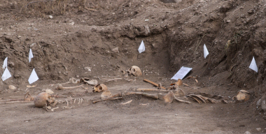 Дорожники расширяли обочину и случайно вскрыли город мёртвых