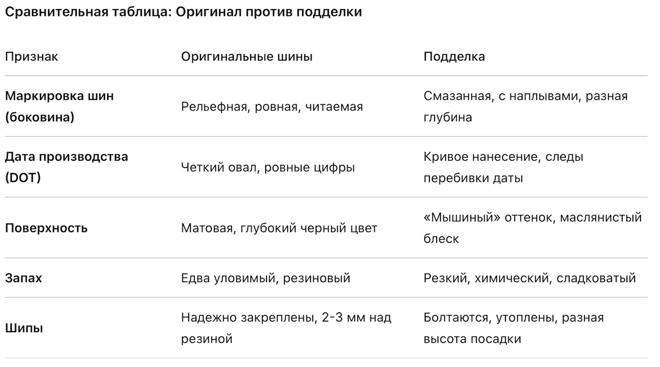 Таблица портала avtovzglyad.ru