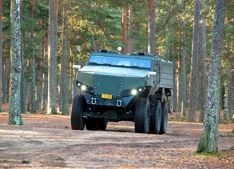 Военная тайна: на Украине засветился сверхсовременный финский бронеавтомобиль