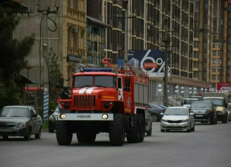 Изображение В Дагестане на трассе при возгорании грузовика погиб человек