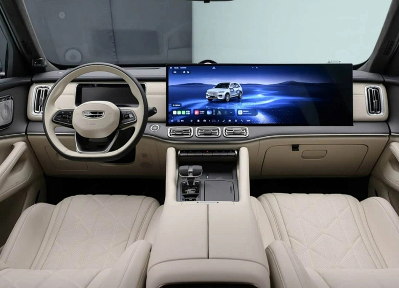 Geely рассекретила интерьер кроссовера Monjaro Plus